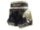 Boxsense Black Muay Thai shorts : BXS-303-Gold